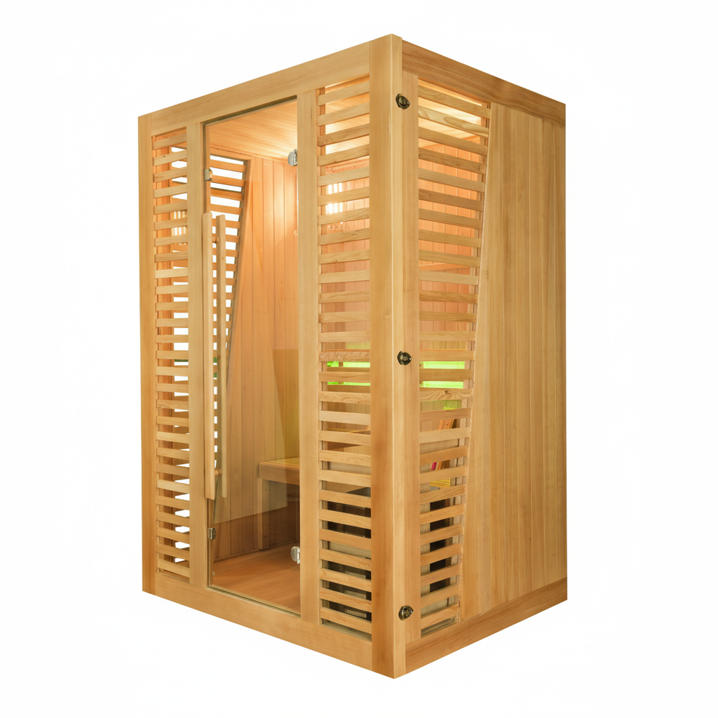 Sauna Cabin Finnish Steam Sauna 2/3 Places Complete Package with Harvia 3.5 Kw
