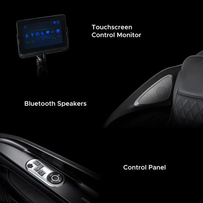 Pro-Vigor 4D Zero Gravity Massage Chair with SL Track & Heated Roller, Brown