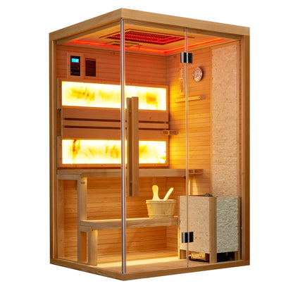 2-4 Person Steam Sauna, Traditional Sauna for Home, Home Spa Sauna, Indoor Sauna