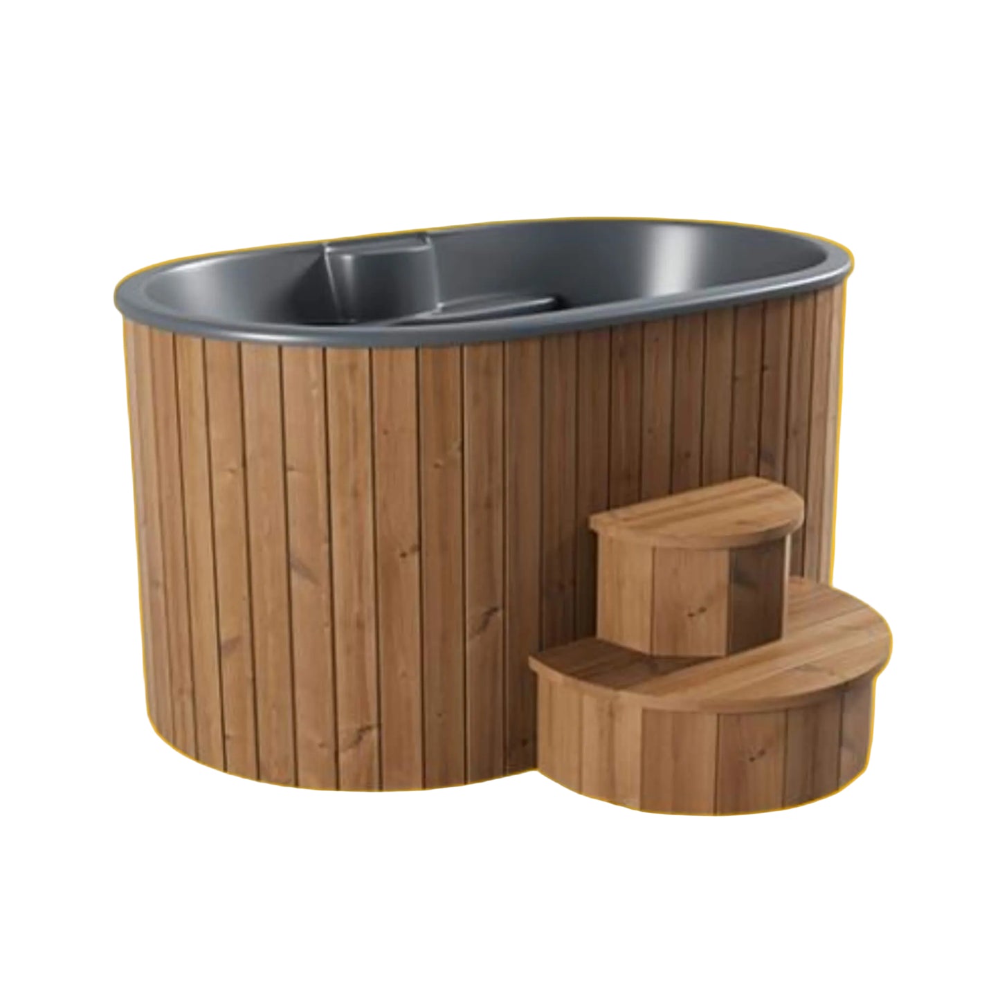 SaunaLife Model S2N Premium 2-Person Cold Plunge And Hot Immersion Tub [MODEL-S2N] (SAK18296)